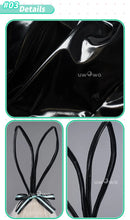 Load image into Gallery viewer, IN STOCK UWOWO Mikku Bunny Cosplay with Headband Black Mikku Cosplay Costume Bodysuit Canival Halloween Outfits