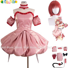 Load image into Gallery viewer, Anime Tokyo Mew Mew Momomiya Ichigo Cosplay Costume Mew Ichigo Wig Pink Lolita Fluffy Skirt Woman Lovely Kawaii Halloween Suit