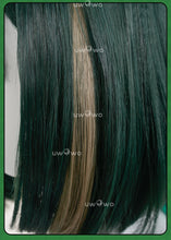 Load image into Gallery viewer, UWOWO Nefer Wig Game Genshin impact Nefer Cosplay Wig Short Hair Green Hair Halloween Wig
