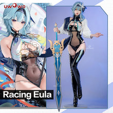 Load image into Gallery viewer, LAST BATCH UWOWO Genshin Impact Fanart Racing Eula Cosplay Costume Bodysuit