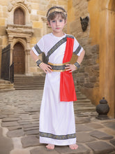 Load image into Gallery viewer, Medieval Cosplay Costume for Kids, Ancient Roman Boy, Greek Emperor Caesar, Historical Outfit for Book Week Day, Halloween Party