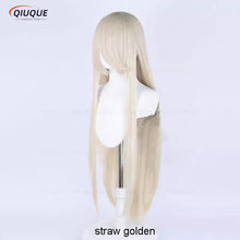 Load image into Gallery viewer, 73 Colors 100cm Long Straight Cosplay Wig Anime Compatible Universal Omopinenet Heat Resistant Synthetic Hair Wigs + Wig Cap