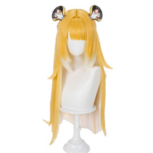 Load image into Gallery viewer, UWOWO Ju Fufu Wig Game Zenless Zone Zero ZZZ Ju Fufu Cosplay Wig Orange Yellow Hair Long Hair Halloween Wig