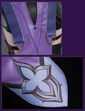 Load image into Gallery viewer, IN STOCK UWOWO Honkai Star Rail Black Swan Cosplay Costume Purple Dress Halloween costume