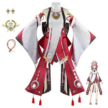 Load image into Gallery viewer, Cosplay Yae Miko Guuji Yae Costume Wig Tail Game Halloween Carnival Women Clothes Sets
