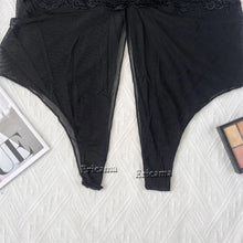 Load image into Gallery viewer, Sexy Lingerie Lace Transparent Lingerie Set Bodysuit For Women Hollow Out Underwear Lace Up Teddy Erotic Lingerie Babydoll