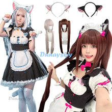 Load image into Gallery viewer, NEKOPARA Chocola Vanilla OVA Game Maid Vanilla Cosplay Costume Maid Dress Maid Outfit Uniform Cat Neko Girl Women