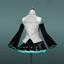 Load image into Gallery viewer, MIKUU Cosplay Mikku Formula Suits Cosplay Costume Woman Christmas Uniforms Sets Prop Wig Shoes Costumes Miku Cosplay