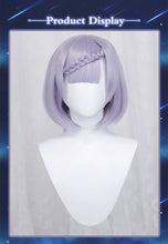 Load image into Gallery viewer, IN STOCK UWOWO Game Genshin Impact Noelle Cosplay Wig 35cm Short Game Hair Heat Resistant Synthetic Wigs