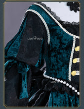 Load image into Gallery viewer, UWOWO Collab Series: Ciell Cosplay Anime Black Bulterr Ciell Sieglinde Sullivan Emerald Witch Gown Cosplay Costume