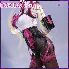 Load image into Gallery viewer, IN STOCK Kafka Cosplay Costume Game Honkai: Star Rail Cosplay DokiDoki-SR Honkai Kafka Women Halloween Costume Kafka Wig Shoes