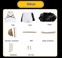 Load image into Gallery viewer, UWOWO Rumi Cosplay Collab Series: Kpop Huntrix Rumi GOLDEN Performance Black Suit Cosplay Costume XS-3XL Halloween Costume