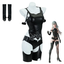 Load image into Gallery viewer, Game NieR:Automata A2 Cosplay Costume Wig Sexy Black Battle Suit For Women Girl Handsome Halloween Party A2 Role Play Outfit