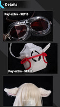 Load image into Gallery viewer, IN STOCK UWOWO Eyjafjalla Cosplay Game Arknightss Eyjafjalla Sheep Cosplay Costume with Mask Halloween Costumes