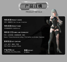 Load image into Gallery viewer, Game NieR:Automata A2 Cosplay Costume Wig Sexy Black Battle Suit For Women Girl Handsome Halloween Party A2 Role Play Outfit