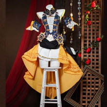 Load image into Gallery viewer, Genshin Impact Navia Cosplay Costume Full Set With Hat Cosplay for Women Dress Uniform Halloween Outfit Uniform Navia Cosplay