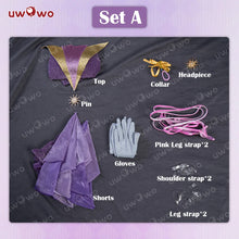 Load image into Gallery viewer, IN STOCK UWOWO Tecnaa Cosplay Anime Cosplay Costume Big Fairy Wings Cosplay Princes Costume Outfit Butterfly Halloween Costumes