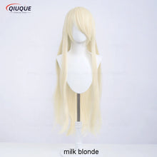 Load image into Gallery viewer, 73 Colors 100cm Long Straight Cosplay Wig Anime Compatible Universal Omopinenet Heat Resistant Synthetic Hair Wigs + Wig Cap