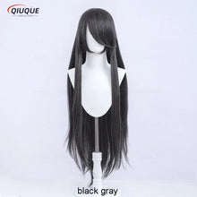 Load image into Gallery viewer, 73 Colors 100cm Long Straight Cosplay Wig Anime Compatible Universal Omopinenet Heat Resistant Synthetic Hair Wigs + Wig Cap
