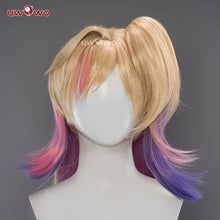 Load image into Gallery viewer, UWOWO Star Guardian Seraphine Cosplay Wig League of Legends/LOL: SG Seraphine 100CM Gradiant Yellow Pink Purple Mixed