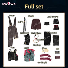 Load image into Gallery viewer, UWOWO Jinx Cosplay Collab Series: Game LOL Arcane S2 Powder/Jinx Buns Hair Alternative Universe AU Cosplay Costume Halloween cos