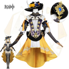 Load image into Gallery viewer, Genshin Impact Navia Cosplay Costume Full Set With Hat Cosplay for Women Dress Uniform Halloween Outfit Uniform Navia Cosplay