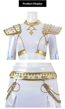 Load image into Gallery viewer, UWOWO Zoey Cosplay Collab Series: Kpop Huntrix Zoey White Holographic Performance Cosplay Costume XS-3XL Halloween Costume