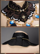 Load image into Gallery viewer, IN STOCK UWOWO Navia Cosplay Genshin Impact Navia Cosplay Costume Fontaine Rococo Style Dress Cosplay Halloween Costume