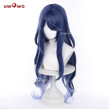Load image into Gallery viewer, UWOWO Lauma Wig Game Genshin impact Lauma Cosplay Wig Long Hair Blue Hair Halloween Wig