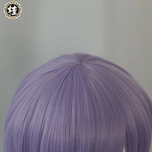 Load image into Gallery viewer, IN STOCK UWOWO Game Genshin Impact Qiqi Pharmacist Cosplay Wig Icy Resurrection 85cm Light Purple Braided Hair