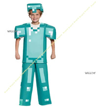 Load image into Gallery viewer, Cosplay Costumes Boys Children M I New Green E Clothes Gray Onesie Child St e Ve Game Character Performance Christmas Halloween