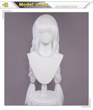 Load image into Gallery viewer, IN STOCK UWOWO Game Le Malin Rabbit Cosplay Wig 80cm Silver White Long braided Hair For Halloween Outfit