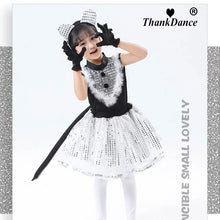 Load image into Gallery viewer, Cute Cat Cosplay for Kids Cat Girl Costumes Girl and Boys Cosplay Animal Dance Costumes for Children Halloween Clothing