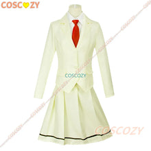 Load image into Gallery viewer, Anime WataMote Tomoko Kuroki Cosplay Costume Women Yellow Jk Skirt High School Convention Uniform Socks Tie Set
