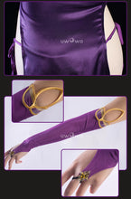Load image into Gallery viewer, IN STOCK UWOWO C.C. Cosplay Codee Geasss: C.C. CC Purple Cheongsam Cosplay Costume Purple Dress Halloween Costume
