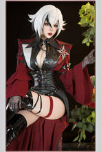 Load image into Gallery viewer, IN STOCK UWOWO Genshin Impact Cosplay Fanart Arlecchino The Knave Music Concert Cosplay Costume Game Costume Halloween Costume