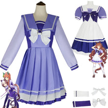 Load image into Gallery viewer, Anime Game Umamusume: Pretty Derby Special Week Silence Suzuka Tokai Teio Maruzensky Cosplay Costume School Uniform Sailor Suit