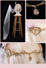 Load image into Gallery viewer, IN STOCK UWOWO Elysia Cosplay Game Honkai Impact 3: Elysia Fanart 'Luminous Sands' Dress Cosplay Cos With Bow Halloween Costume