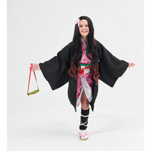 Load image into Gallery viewer, Halloween costume new anime demon killer cosplay Tanjiro Nezuko cosplay children Shinobu costume Japanese anime Halloween costum