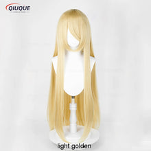 Load image into Gallery viewer, 73 Colors 100cm Long Straight Cosplay Wig Anime Compatible Universal Omopinenet Heat Resistant Synthetic Hair Wigs + Wig Cap
