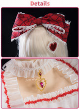 Load image into Gallery viewer, IN STOCK UWOWO Game Arknights Goldenglow Susie Party in the Garden Cosplay Costume with Bow Maid dress Pink Halloween costume