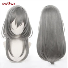 Load image into Gallery viewer, IN STOCK UWOWO Honkai Star Rail: Stelle Cosplay Wig Trailblazer Cosplay Wig Gray Heat Resistant Women Long Hair