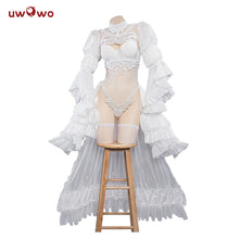 Load image into Gallery viewer, IN STOCK UWOWO Nierr: Automataa Yorhaa 2B Cosplay Costume White Wedding Dress Bride Halloween Costume Outdoor Dress For Women