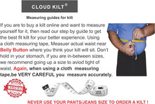 Load image into Gallery viewer, CLOUD KILT " Kilt for Men, Utility Kilt, 100% Cotton Jeans Hybrid Kilt, Modern Box Pleated Tartan Traditional Men's Kilt