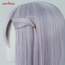 Load image into Gallery viewer, UWOWO Kama Wig Game Fatee/Grandd Orderr Assassin Kama Stage 2 Cosplay Wig Long Purple Hair Halloween Wig