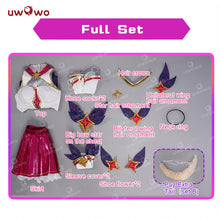 Load image into Gallery viewer, UWOWO Star Guardian Ahri Cosplay League of Legends/LOL: SG K/DA Ahri Xayah Akali Kaisa Cosplay Halloween Costumes
