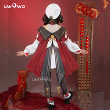 Load image into Gallery viewer, UWOWO Hutao Cosplay Collab Series: Game Genshin impact Hutao Cherries Snow Laden outfit Lantern Rite Cosplay Costume