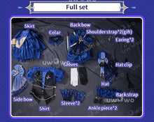 Load image into Gallery viewer, LAST BATCH UWOWO Game Genshin Impact Fanart Furina Focalors Short Gown Cosplay Costume Halloween Costume