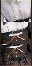 Load image into Gallery viewer, IN STOCK UWOWO Traveler Lumine Cosplay Game Genshin Impact Traveler Lumine Detective Cosplay Costume Halloween Costumes