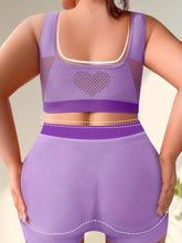 Load image into Gallery viewer, 1sET Women's lingerie set Plus Size Bralette Seamless Bra Comfortable Breathable Sports Bra Stretch Fabric Boxers